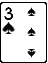 Three of Spades