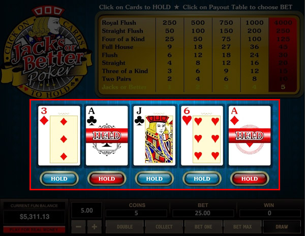 Video Poker Deal