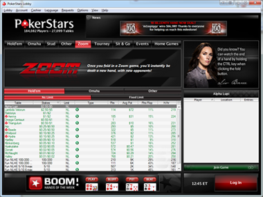 Zoom Poker Lobby Zoom Poker Lobby