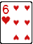 Six of Hearts